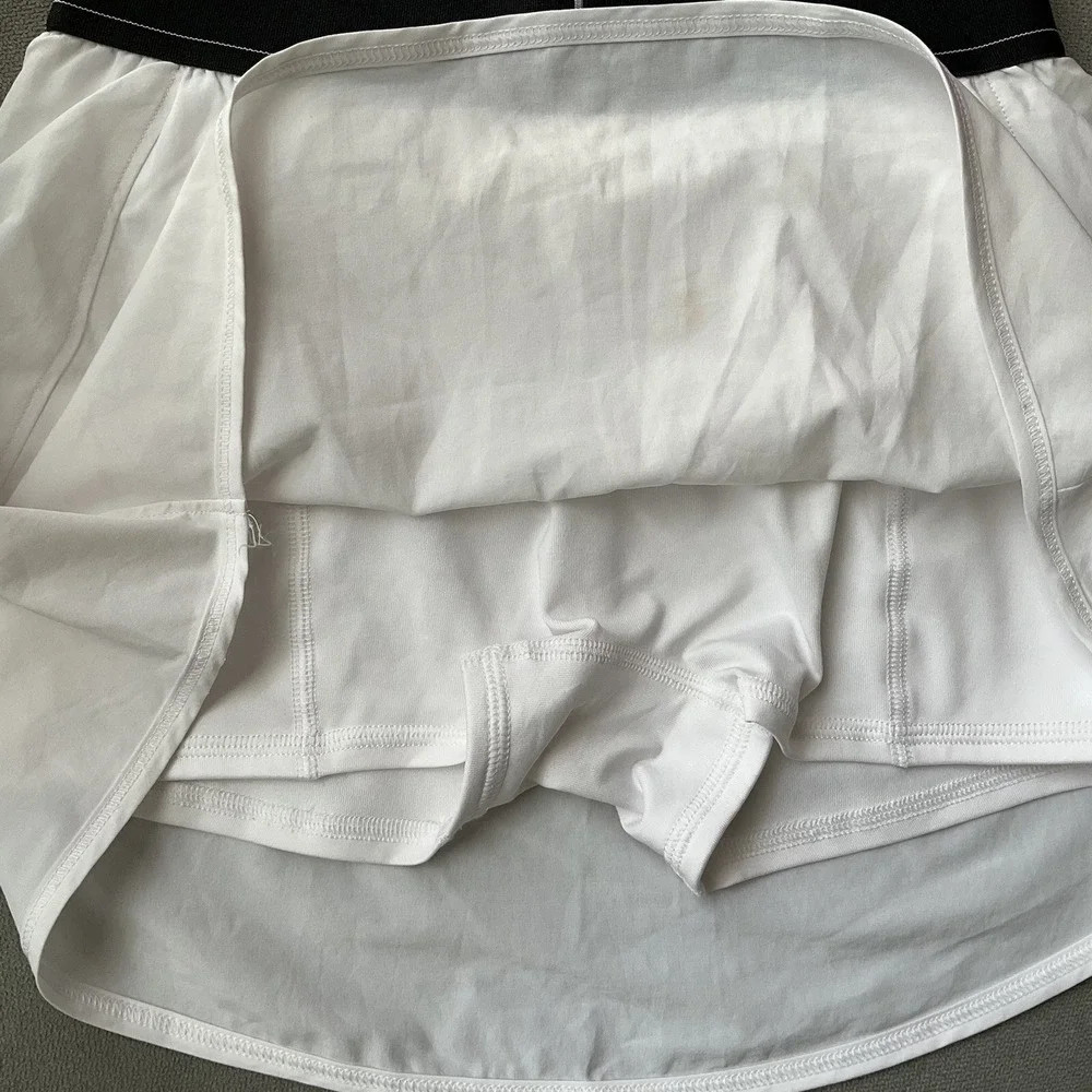 Alo Yoga Match Point Tennis Skirt White XS